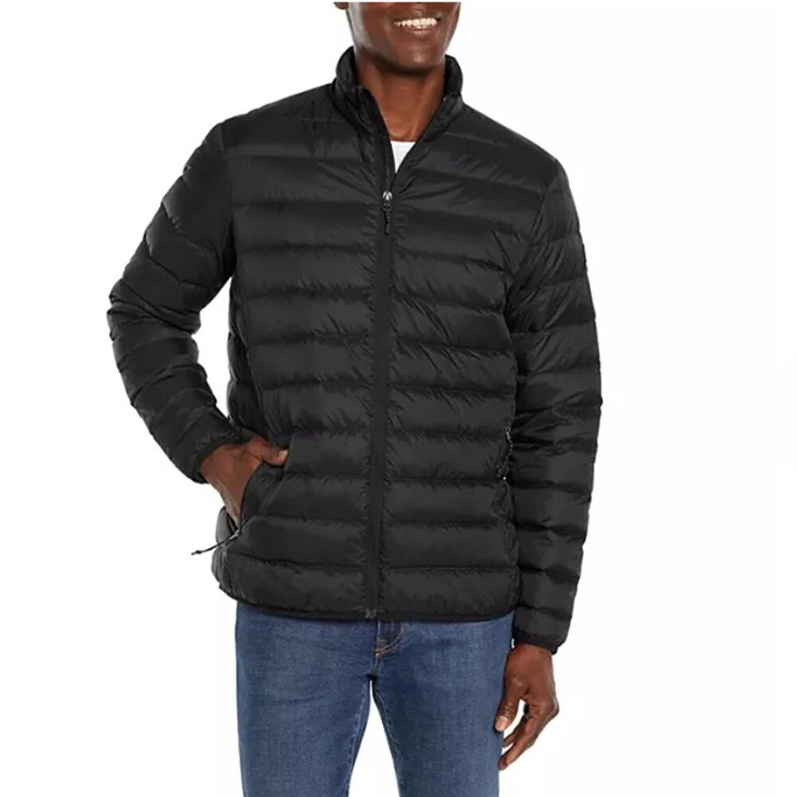 Eddie Bauer Men's Packable Down Jacket Microlight Black Medium NWT