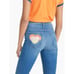 Mother Super Stunner Ankle in Double Vision Heart Stretch Skinny Jeans Size 25