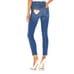 Mother Super Stunner Ankle in Double Vision Heart Stretch Skinny Jeans Size 25