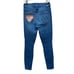Mother Super Stunner Ankle in Double Vision Heart Stretch Skinny Jeans Size 25