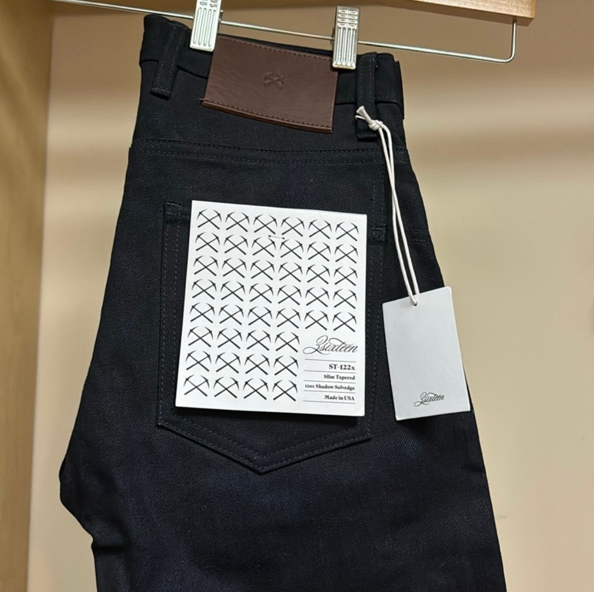 3sixteen ST-122x shadow selvedge denim jeans