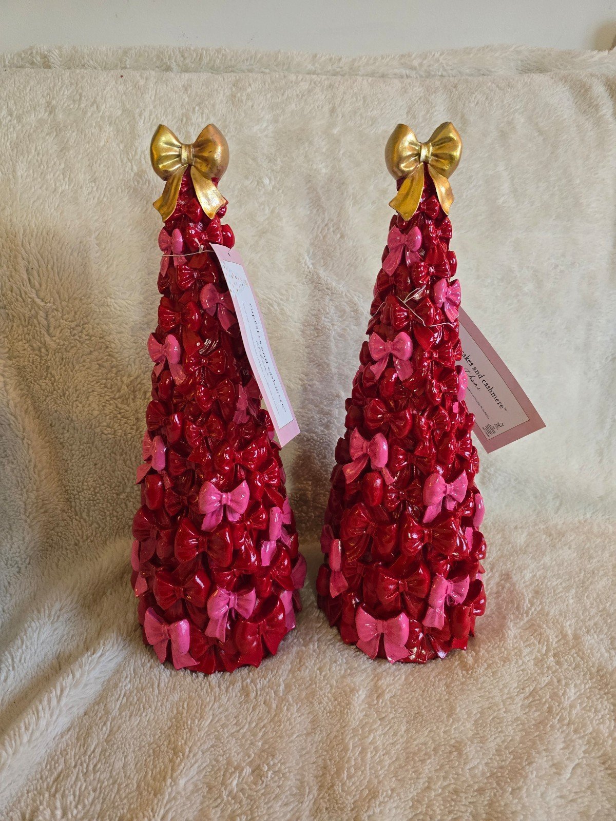 Pink and Red Bow Trees
