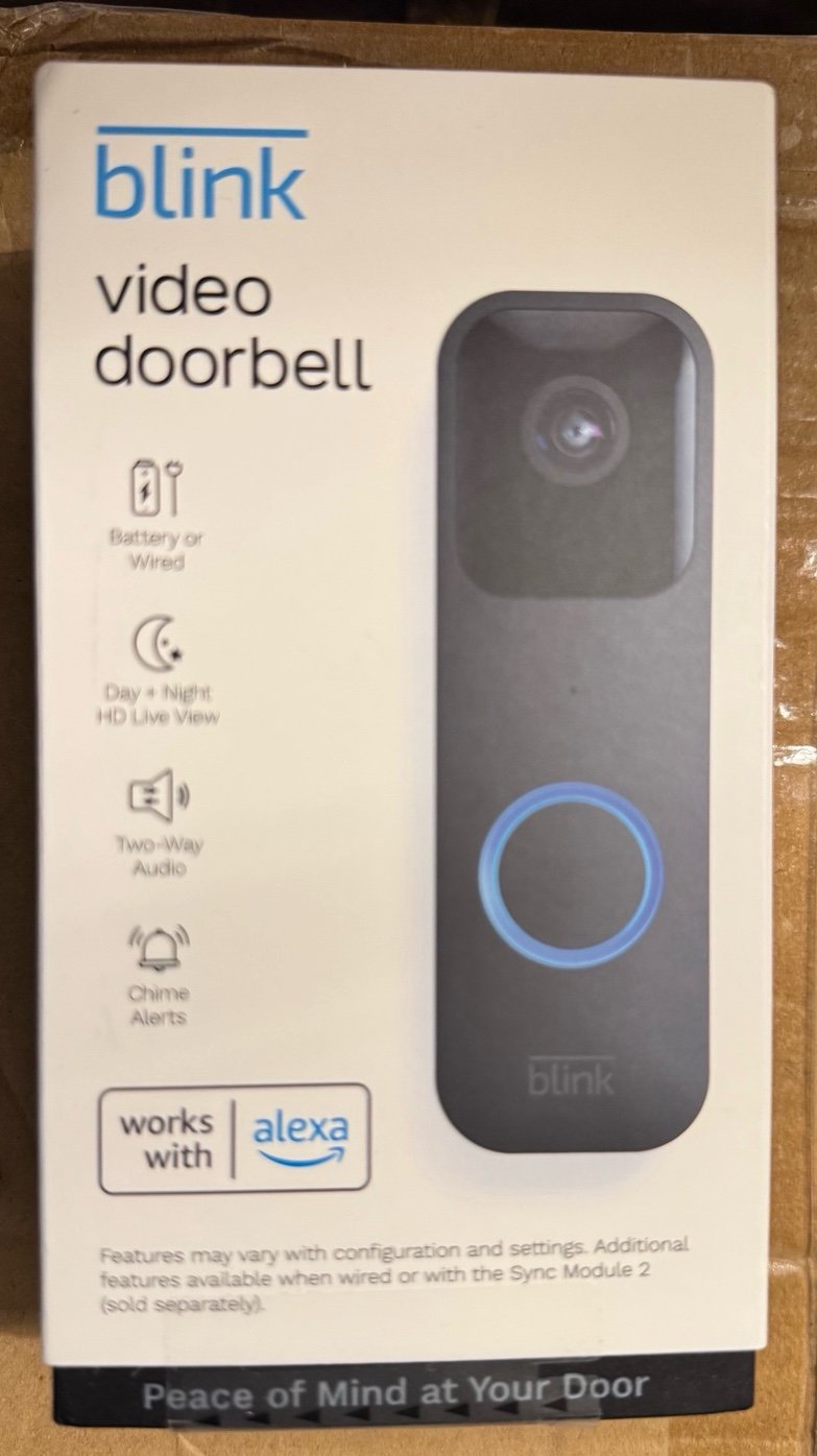 Blink Video Doorbell - Wireless/Wired Smart Home Security