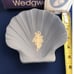 VINTAGE WEDGWOOD COLLECTORS SOCIETY SHELL TRAY POTTERY JASPER