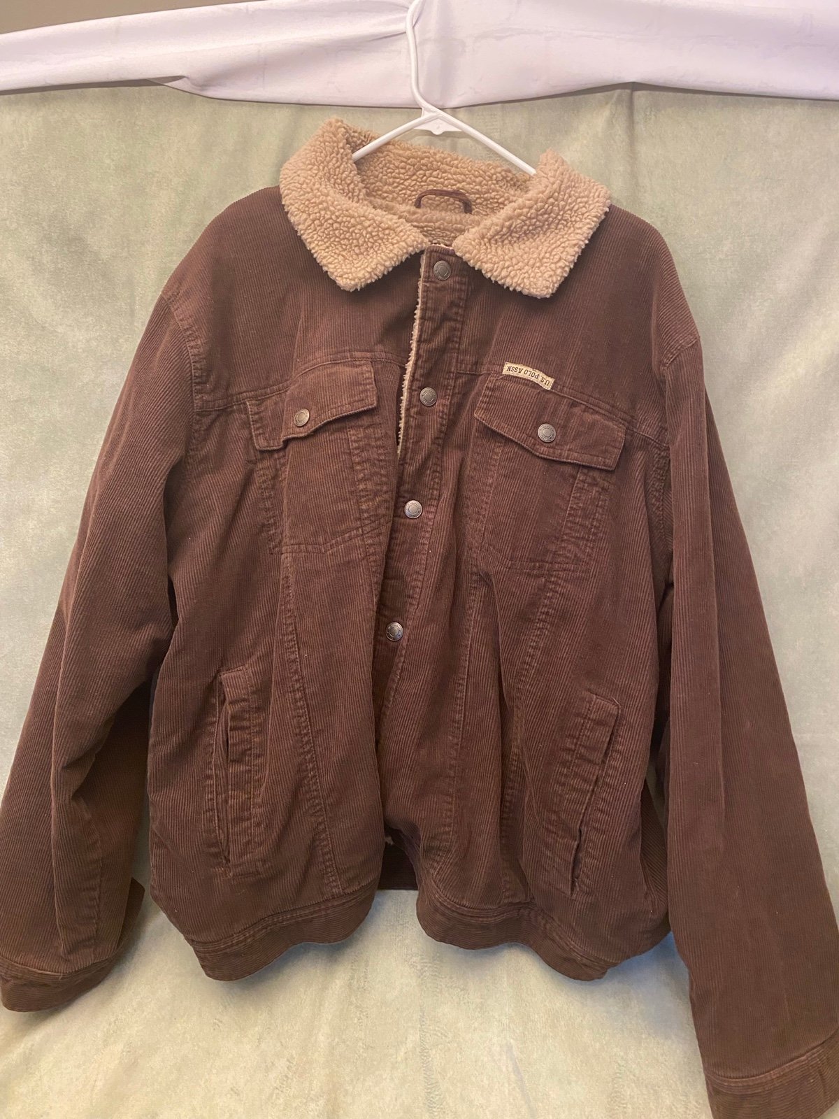 US POLO ASSN JACKET CORDUROY 2XL