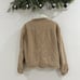 urban outfitters mens bdg brown corduroy Snap Down Trucker Sherpa Jacket Medium