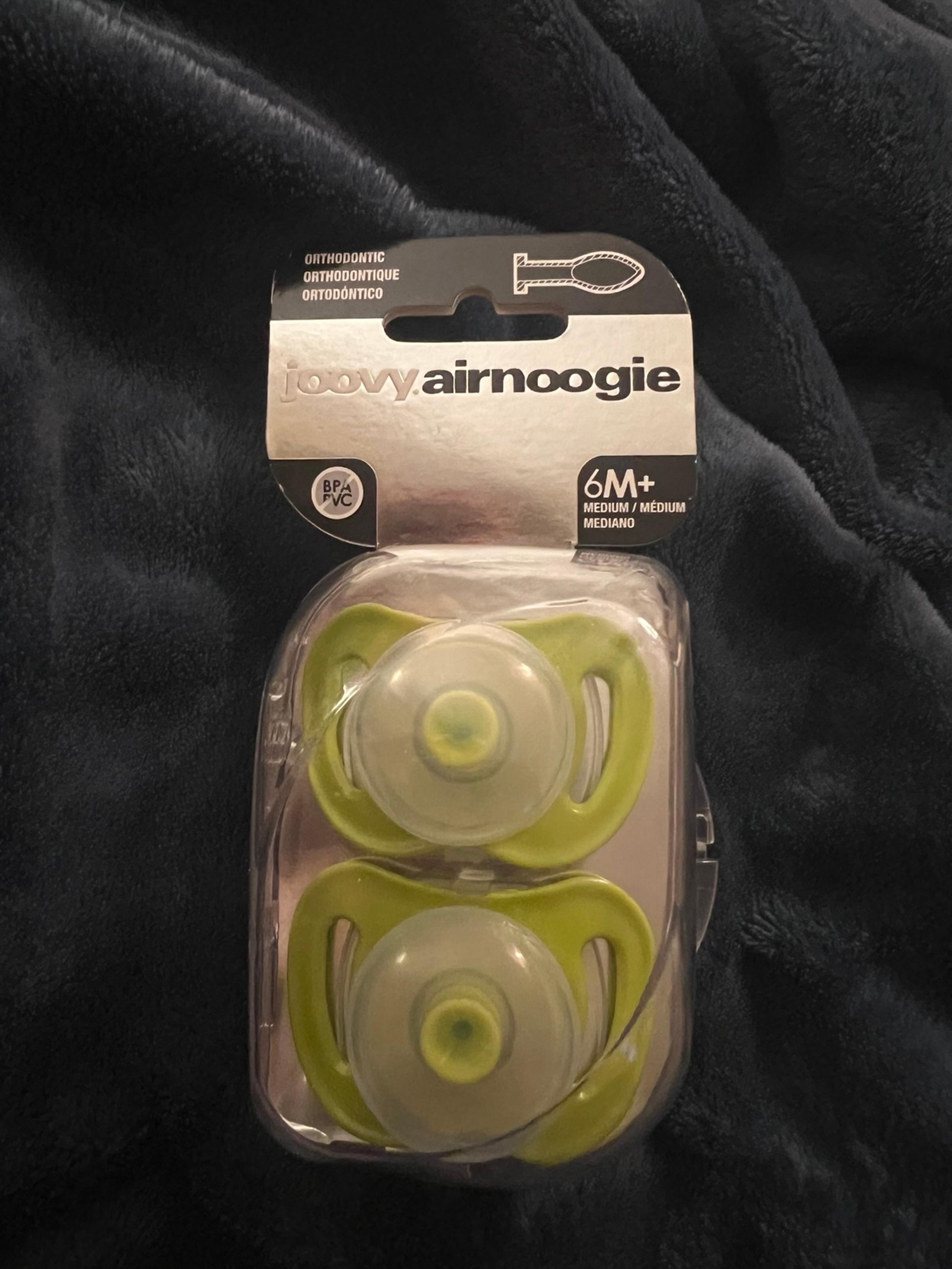 Joovy Two Air Noogie 6 Month+ Medium, Orthodontic, new in sealed package