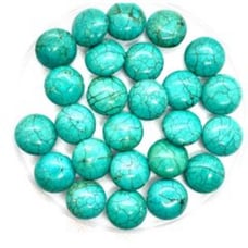 25 turquoise beads which are 16 mm. 469