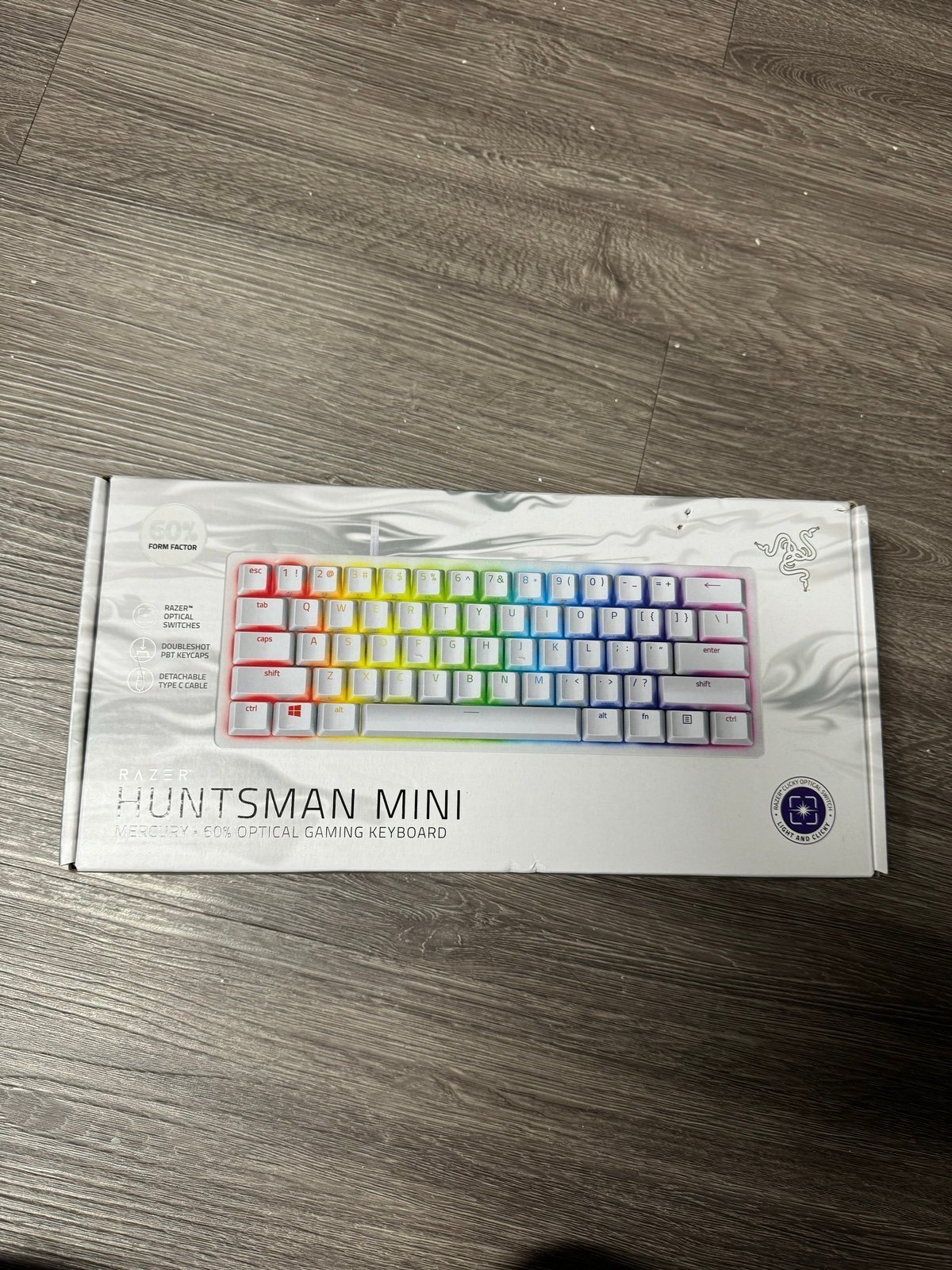 Razer Huntsman Mini 60% Gaming Keyboard White