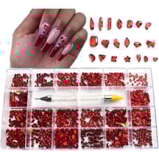 Bling box Crystals Rhinestones For Nail Art Decoration