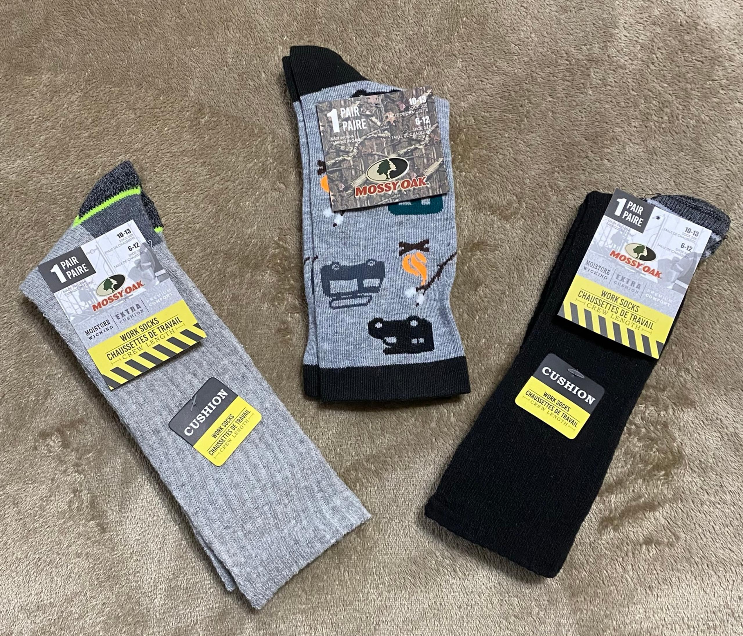 Men’s Mixed Mossy Oak Work Sock Bundle