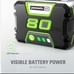 Greenworks PRO 80V 2.5Ah Lithium-Ion Battery