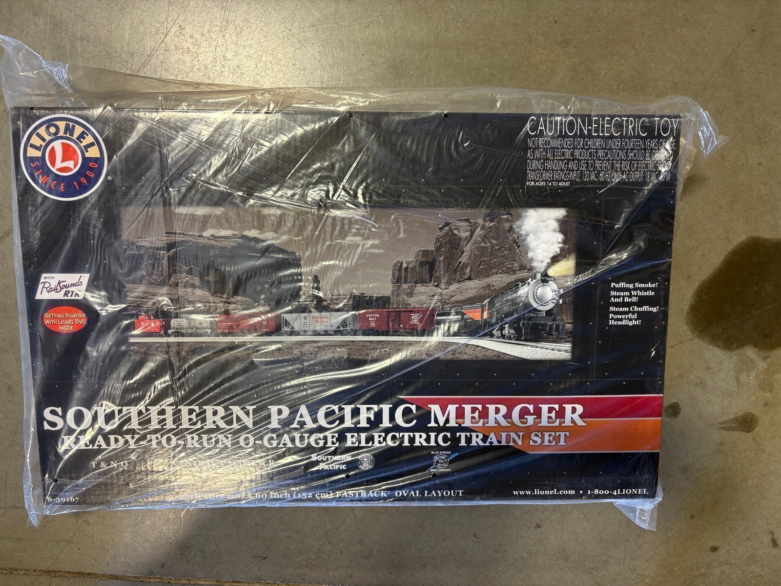 Lionel 6-30167 Southern Pacific Merger Special Freight Train Set