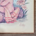 Vintage Decoupage Child Baby Prints Big Eye Bathroom Nursery Gallery Wall Kitsch