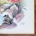 Vintage Decoupage Child Baby Prints Big Eye Bathroom Nursery Gallery Wall Kitsch