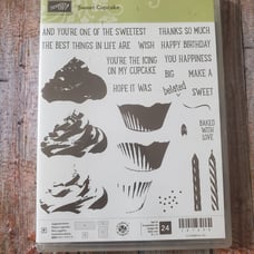 Stampin Up - Sweet Cupcake with Cupcake Cutouts Dies