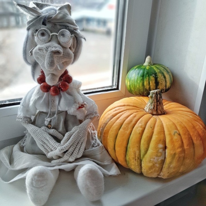 Baba Yaga Handmade doll Forest