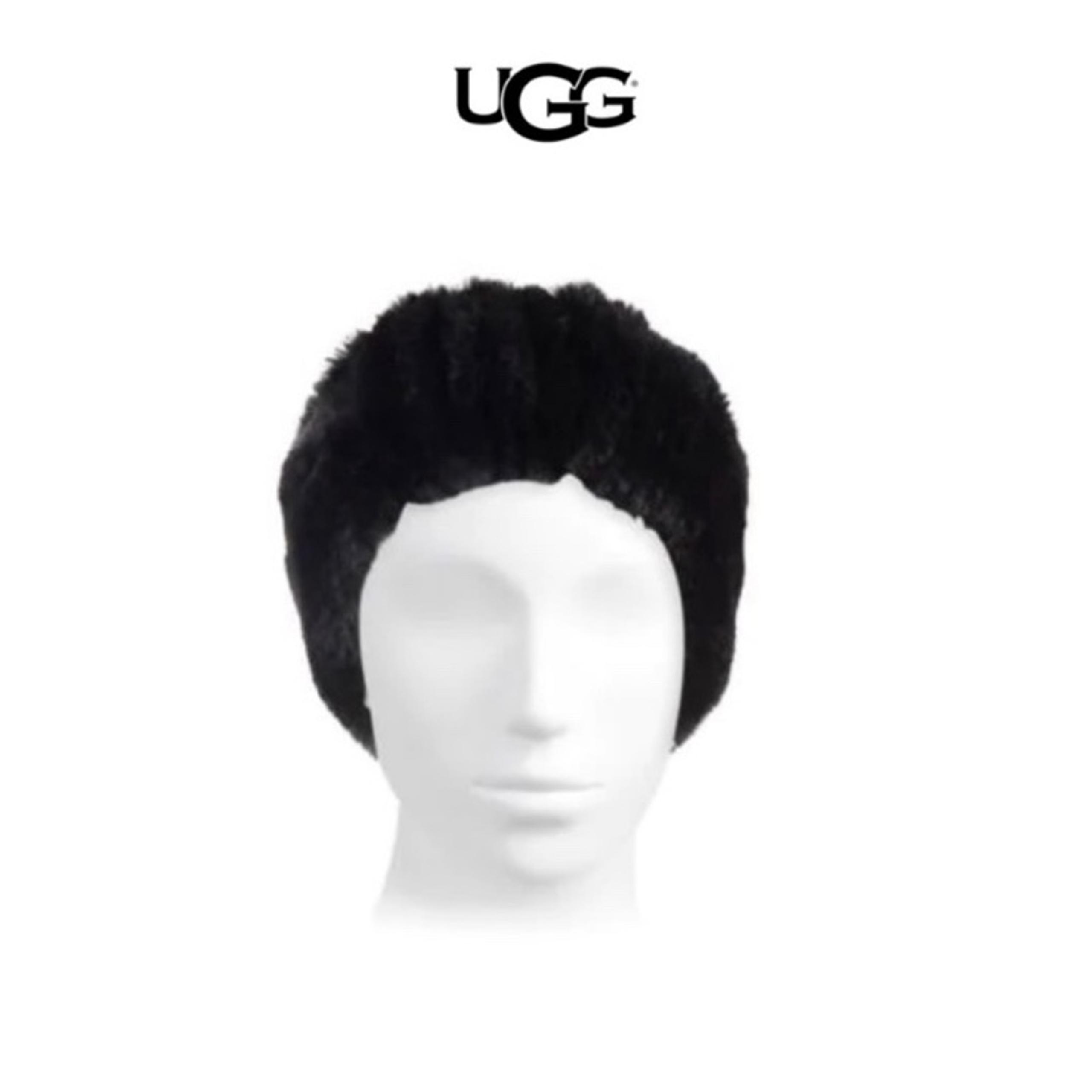UGG Women’s Black Faux Fur Headband NWT
