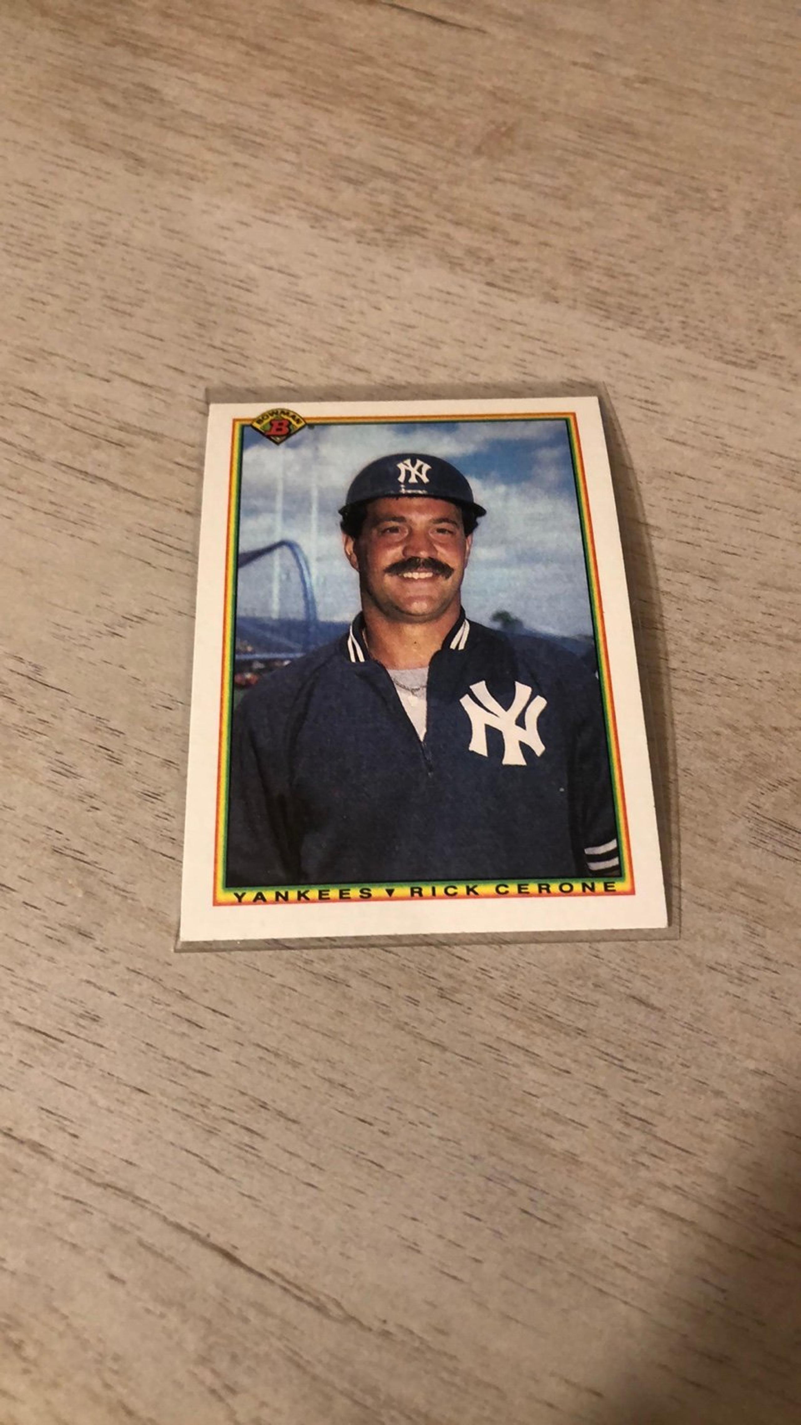 1990 Bowman Rick Cerone C #435 Baseball Trading Card Item #ME1095