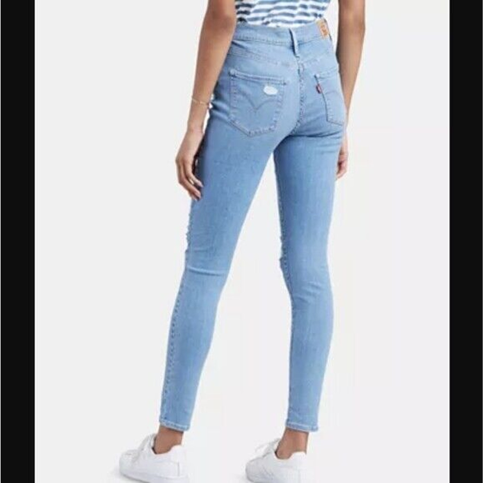 Levi's Women's 720 High Rise Super Skinny Medium Wash Jeans Size 14 W32XL30 New