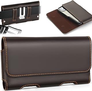 Gcepls Leather Phone Holster for iPhone 15 Pro Max,14 Pro Max,Ga