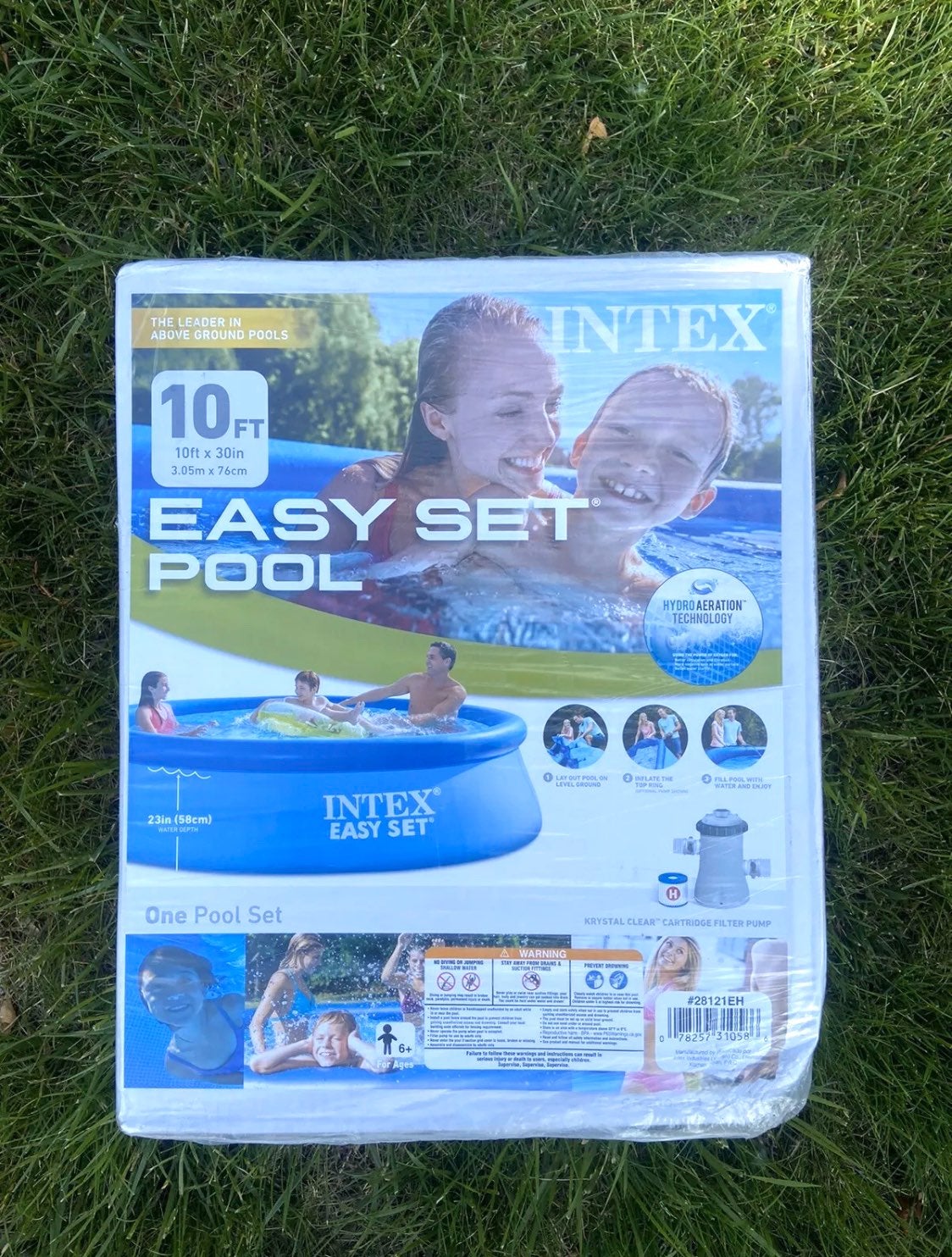 Intex 10 ft above ground pool