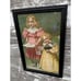 Antique 1880s The Duet George S Harris Charming Girls Lithograph
