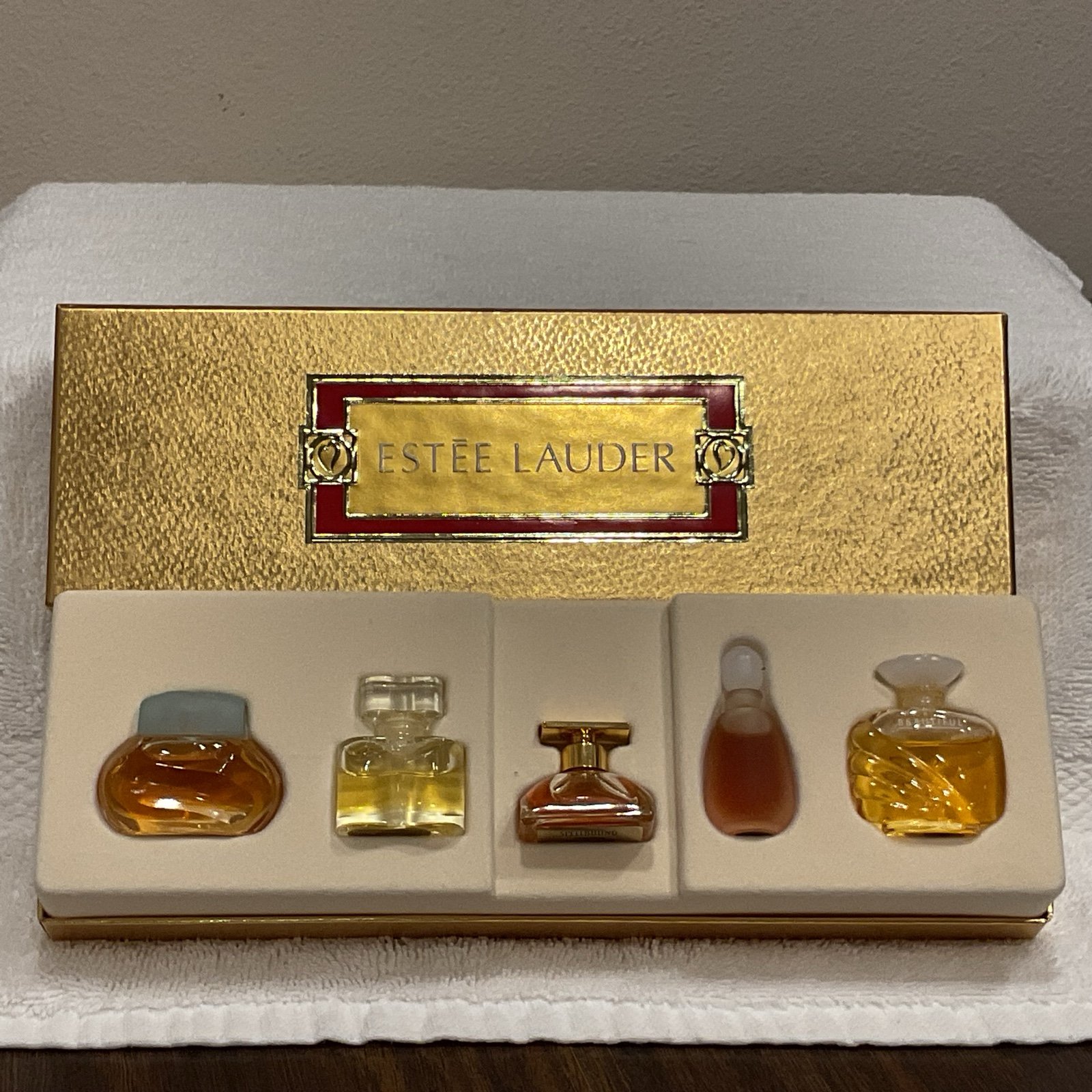 Vintage Este’e Lauder “Small Wonders” Miniature Perfume Set NEW