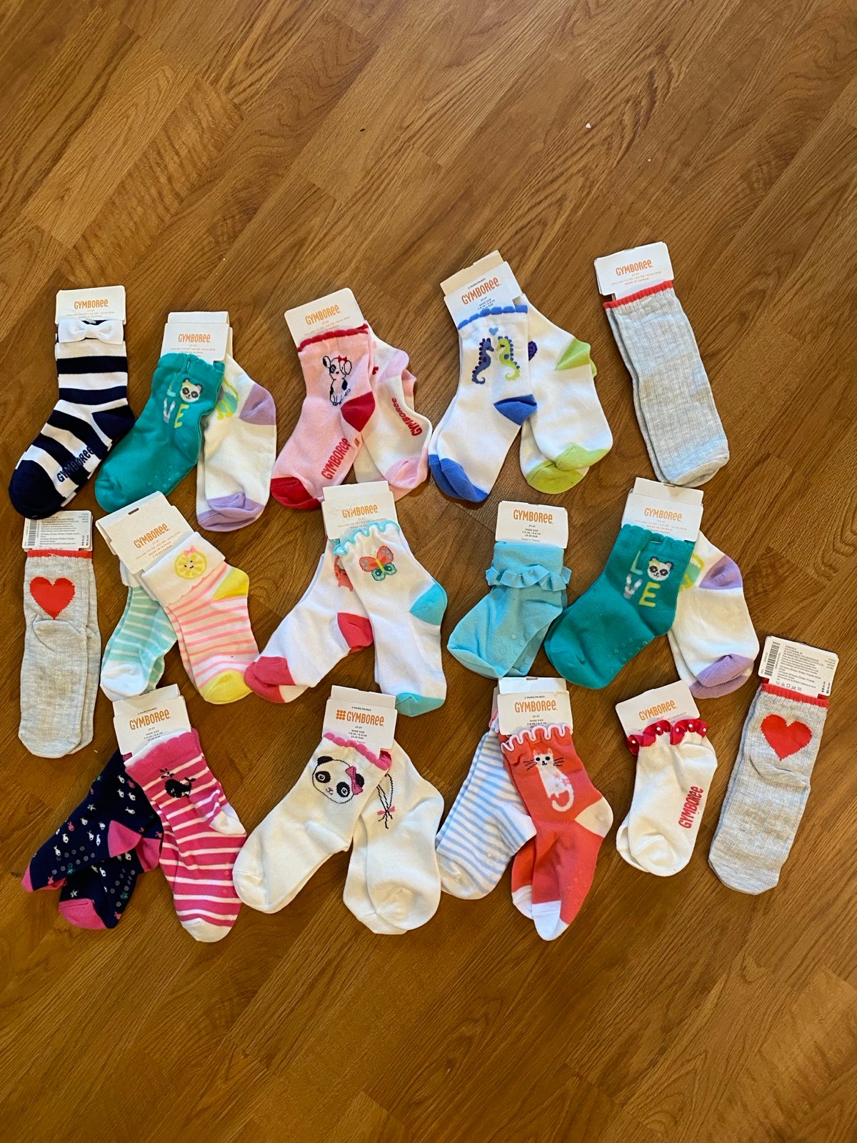 New girls Gymboree Sz 2T-3T socks bundle