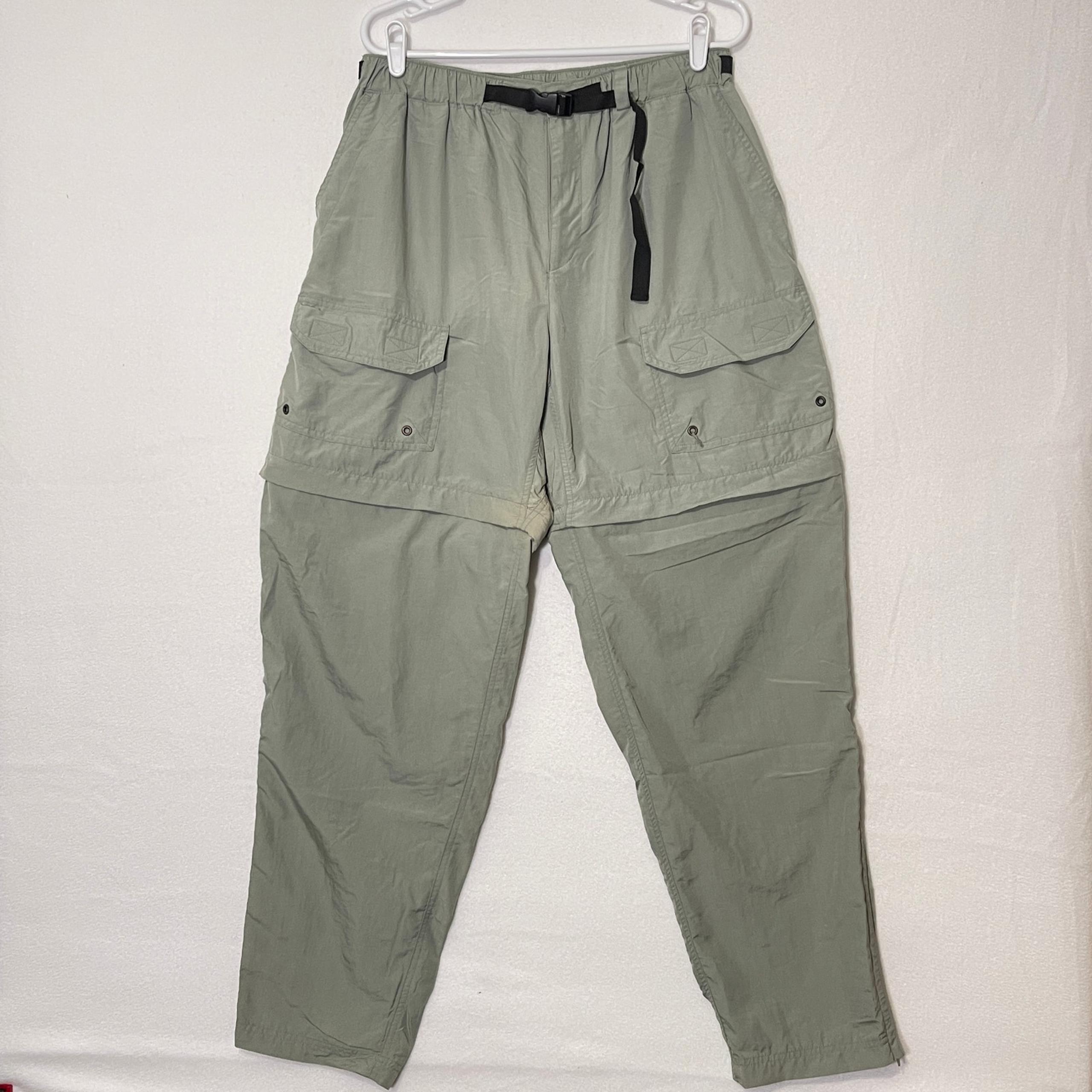 REI Convertible Cargo Pants Womens XL Zip Off Legs Quick Dry Belted Pockets