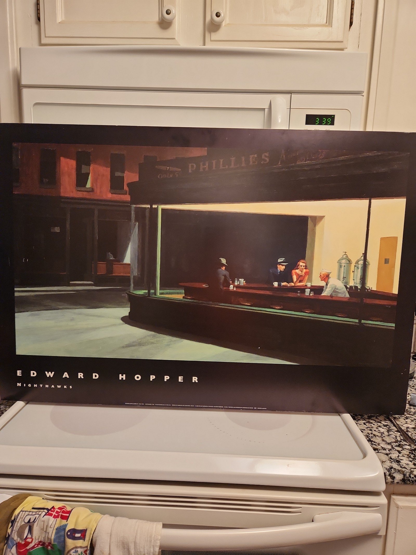 Edward Hopper Nighthawks Poster/Hard Poster Board