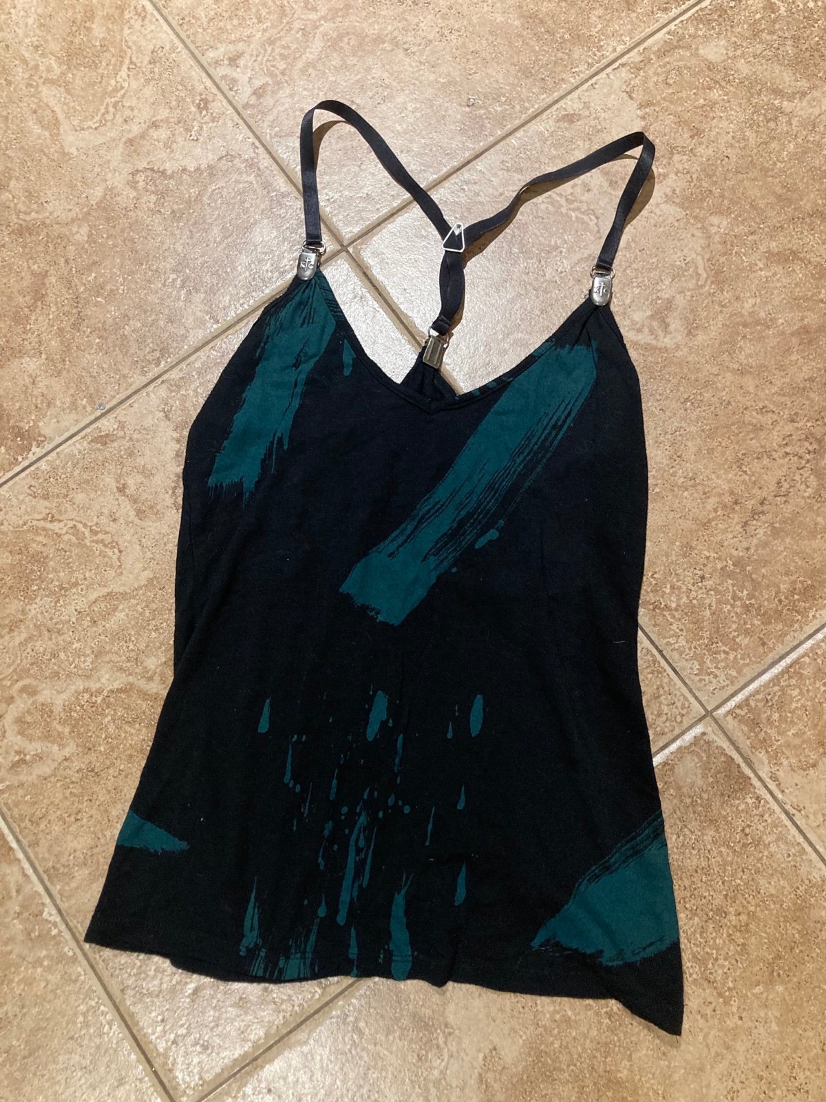 Small tank top shirt black kill city Y2k punk goth gothic grunge lip service
