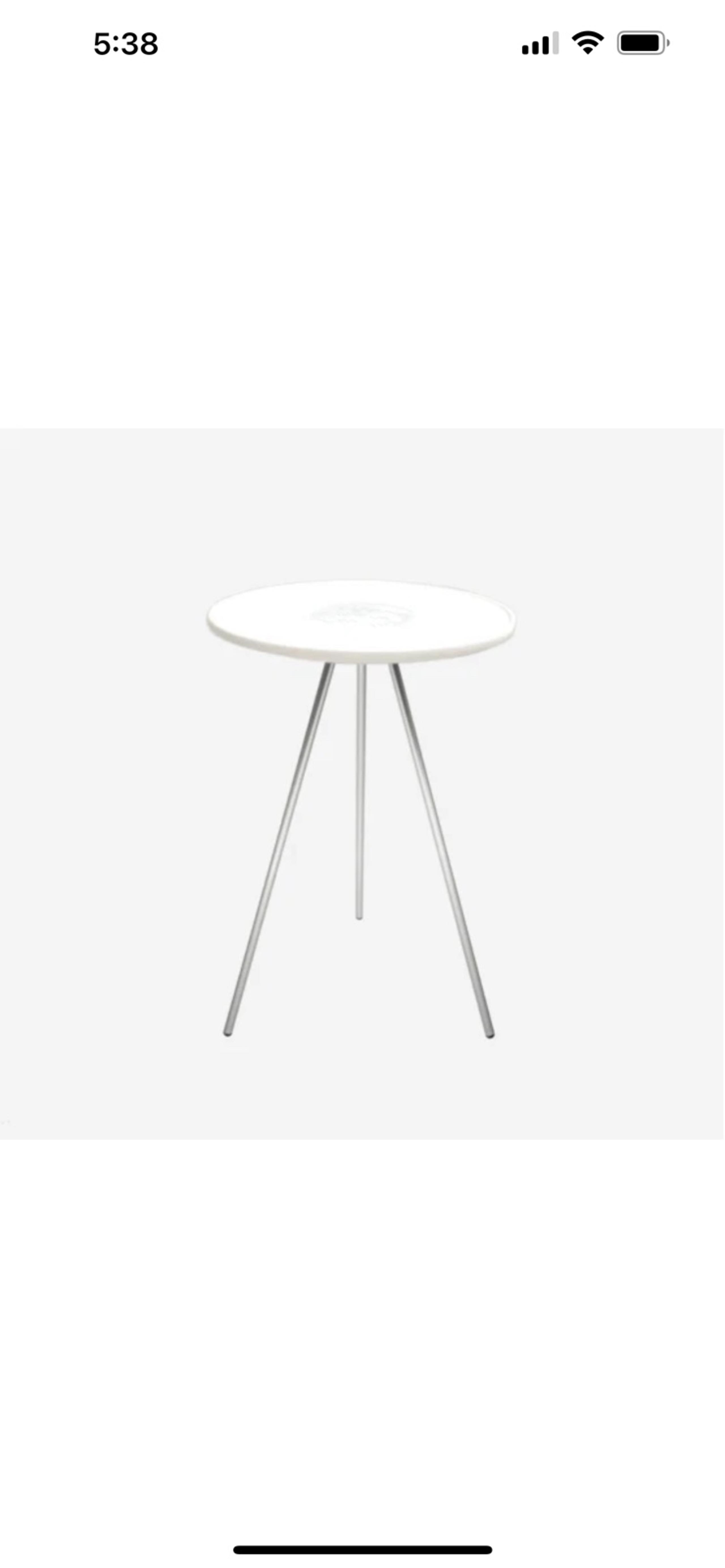 Starbucks x Helinox Side Table Brick, Ivory