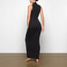 Skims Fits Everybody Mock Neck Sleeveless Dress in Onyx, Size Small