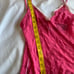 Diesel VTG 90's Y2K Pink Lace Babydoll Cami Top NWT Size S