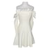 Cinq A Sept Tamra Off Shoulder Long Sleeve Mini Ivory Dress – Sz 6