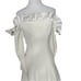 Cinq A Sept Tamra Off Shoulder Long Sleeve Mini Ivory Dress – Sz 6