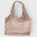 Klassy Network Halter Ribbed Brami Crop Top | Medium Tan Padded Western Sexy