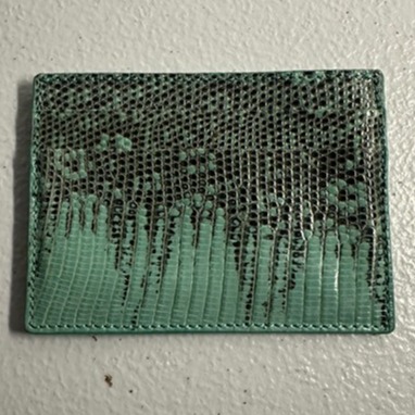 Tiffany & Co. Genuine Lizard Business Card Holder Case
