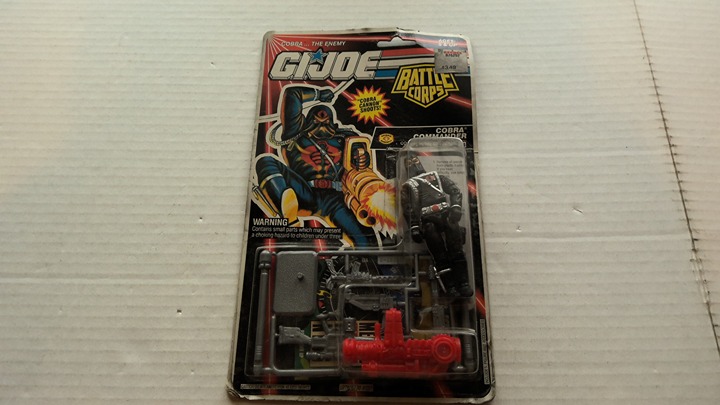 Vintage GI Joe MOC Cobra Commander Battle Corps Figure