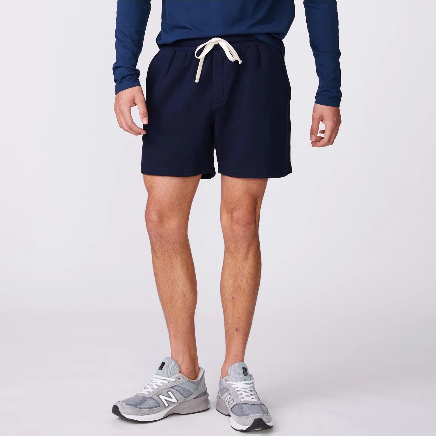 New Monrow Men’s Supersoft Gym Shorts - Blue - Large - 120
