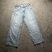 Gap Jeans Mens 34x32 Baggy Carpenter Blue Faded Streetwear Y2K Grunge Wide Leg