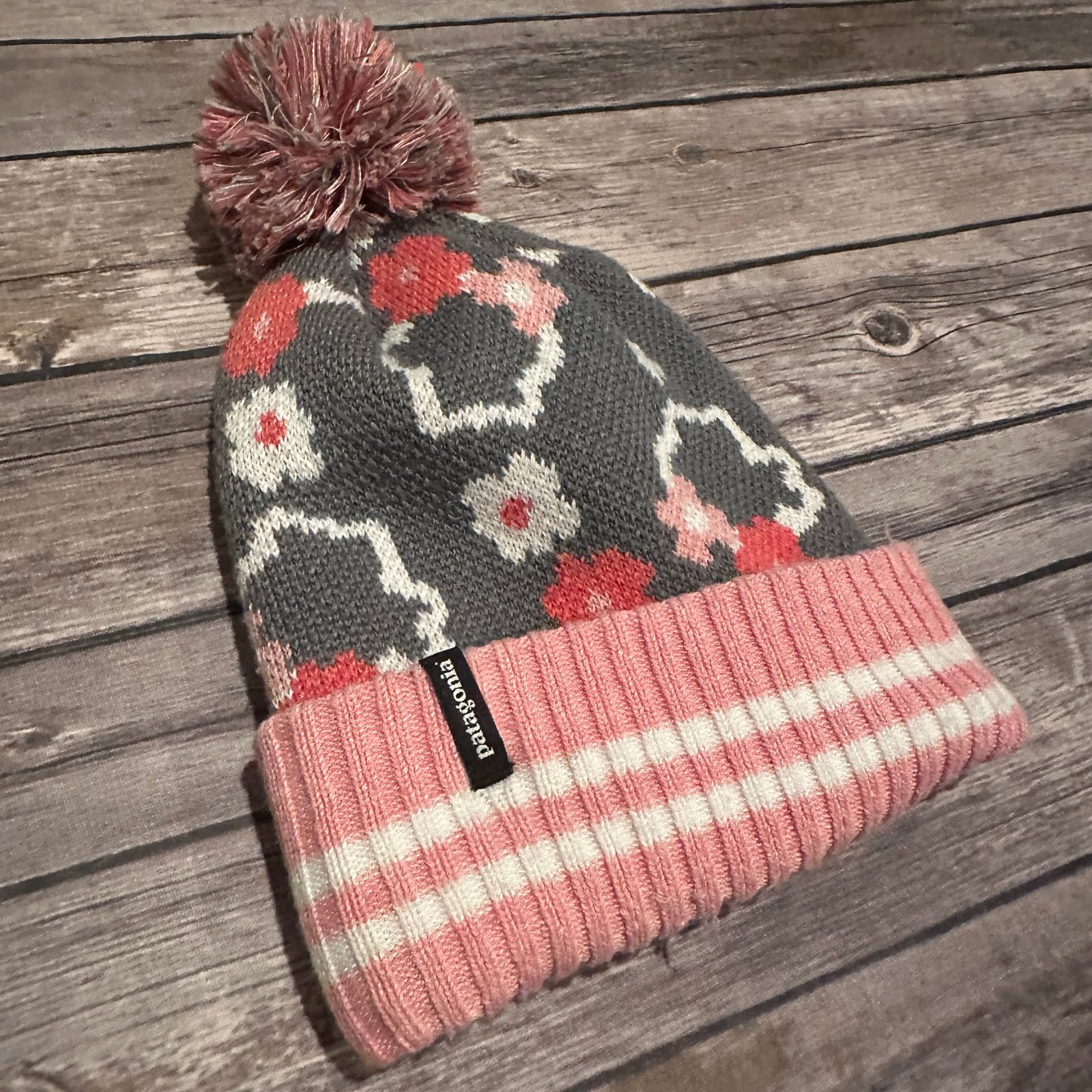 Patagonia floral beanie