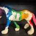 Breyer Equidae glossy rainbow decorator pinto