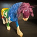 Breyer Equidae glossy rainbow decorator pinto