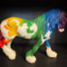 Breyer Equidae glossy rainbow decorator pinto