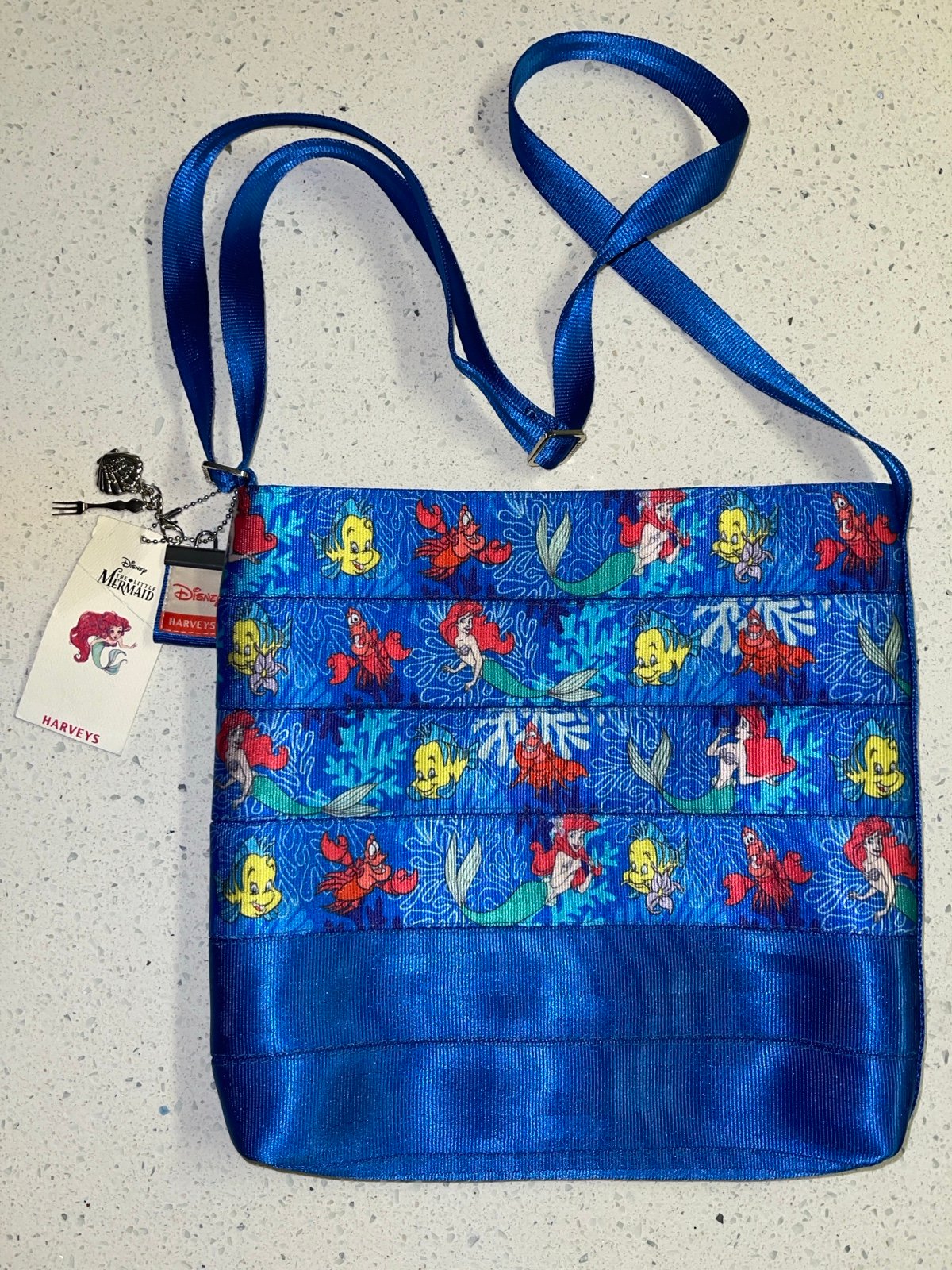 Harveys Disney The Little Mermaid Ariel Streamline Crossbody New With Tags Rare