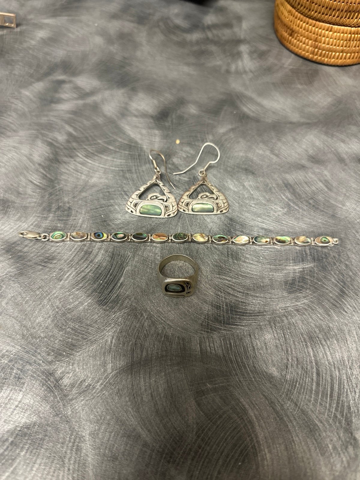 Antique Jerry Hill Native American Jewelry Set