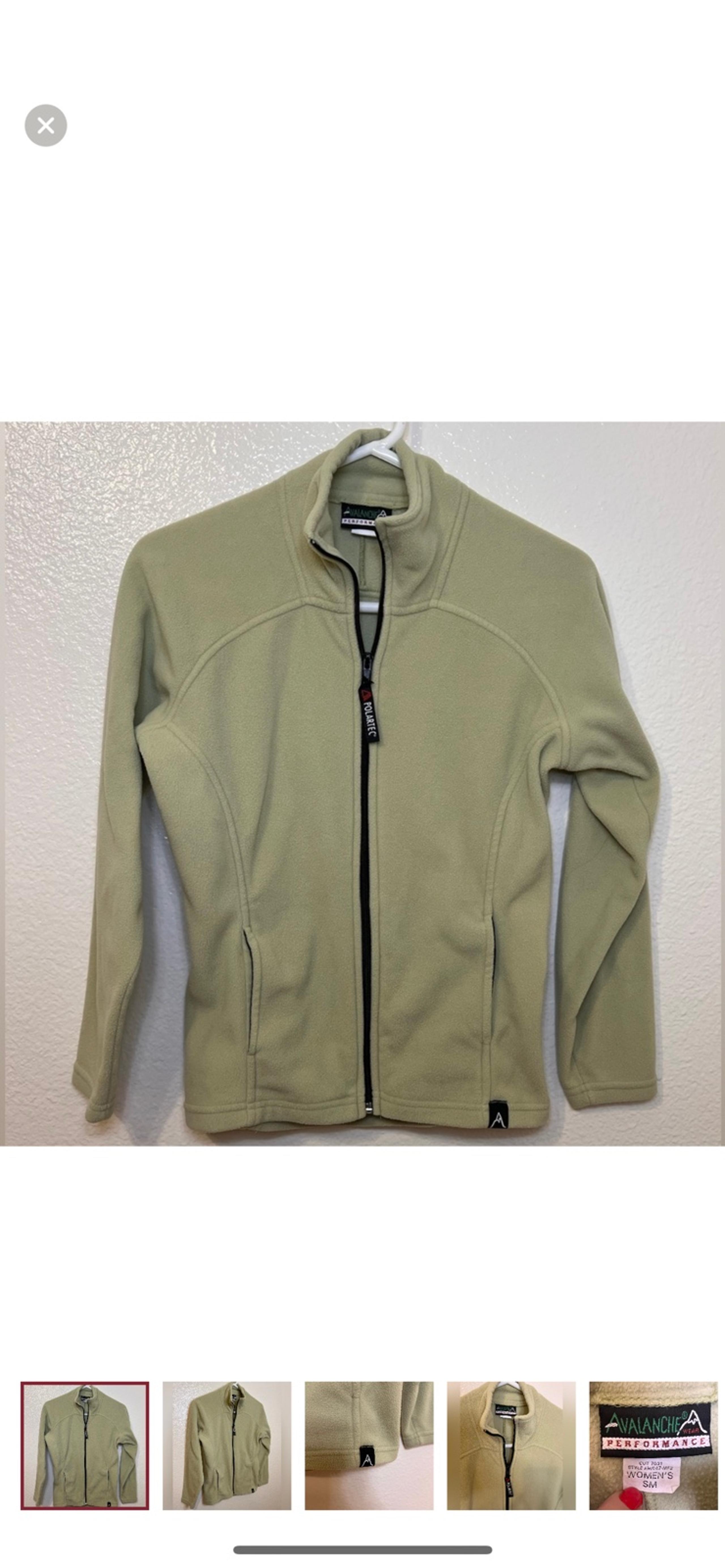 Avalanche Women's Fleece Zip Up Thermal Jacket