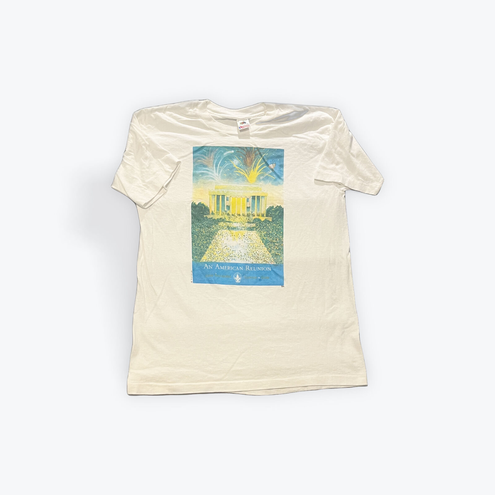 1993 Clinton Gore Single Stitch Size Large Fruit of The Loom Tee